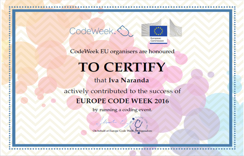 EU Code Week 2016
