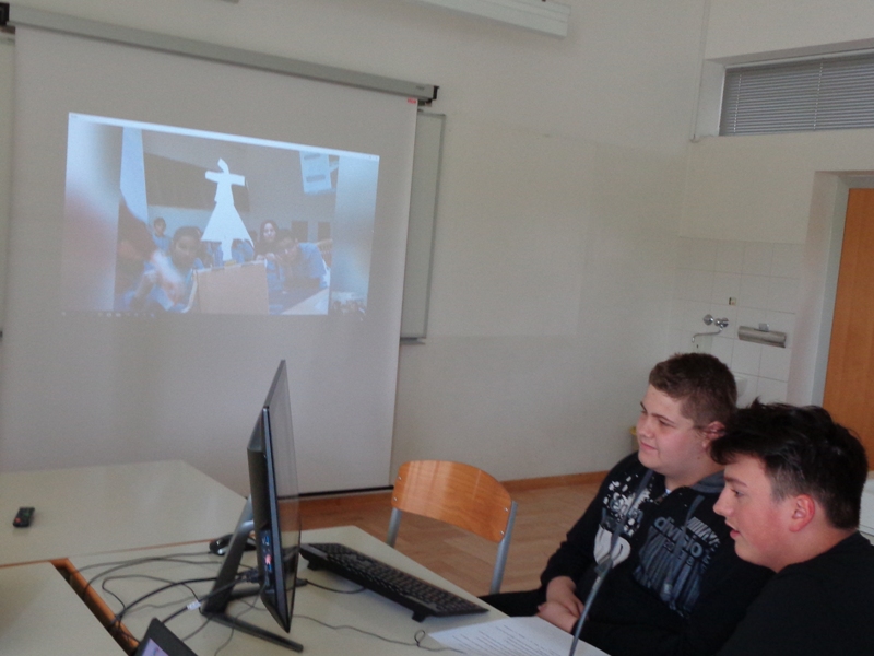 videokonferencija eTwinning projekt Robotic Challenge